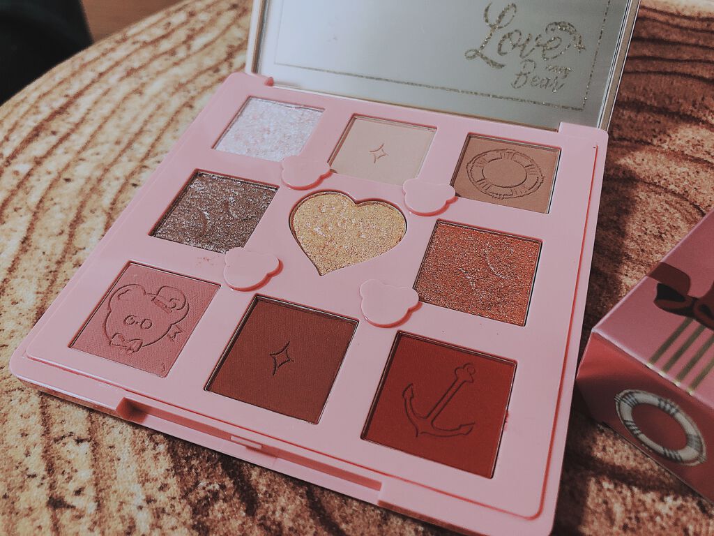 Love Bear 9色 アイシャドウパレット/FlowerKnows/アイシャドウパレットを使ったクチコミ(2枚目)