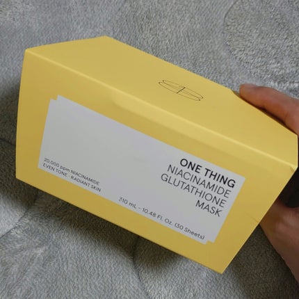 ナイアシンアミドグルタチオンマスク/ONE THING/シートマスク・パックを使ったクチコミ(1枚目)