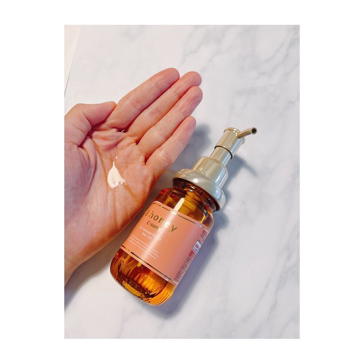 &honey Creamy EXダメージリペアヘアオイル3.0/&honey/ヘアオイルを使ったクチコミ(1枚目)