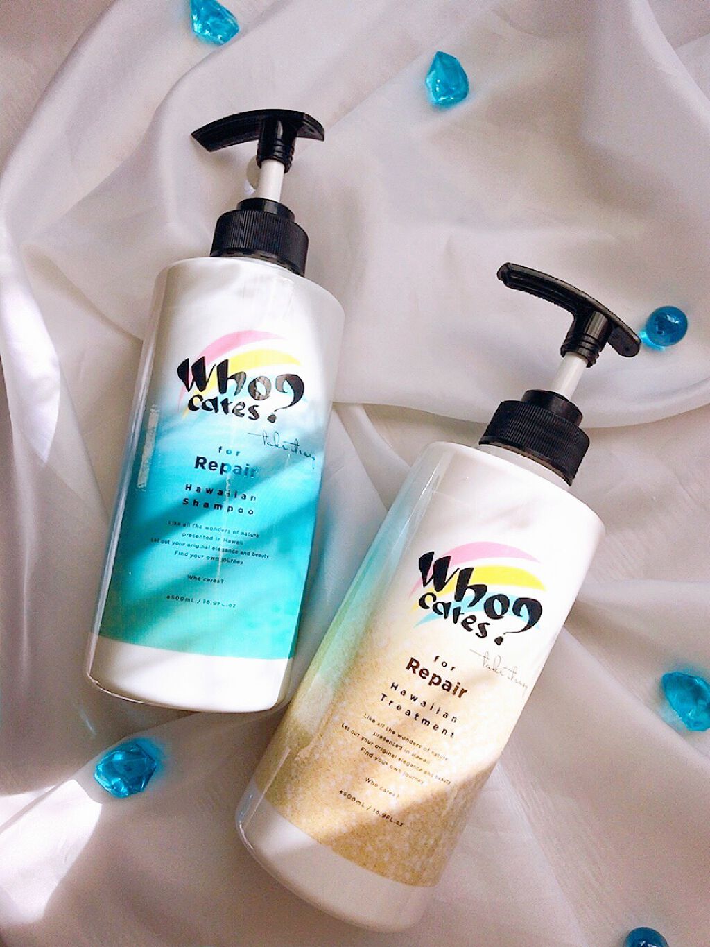 ハワイアンシャンプー＆トリートメント ＜リペア＞/who cares?/市販シャンプーを使ったクチコミ（1枚目）