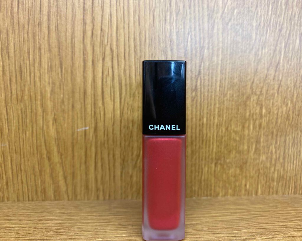 ルージュ アリュール インク 208 メタリック レッド/CHANEL/口紅を使ったクチコミ（1枚目）