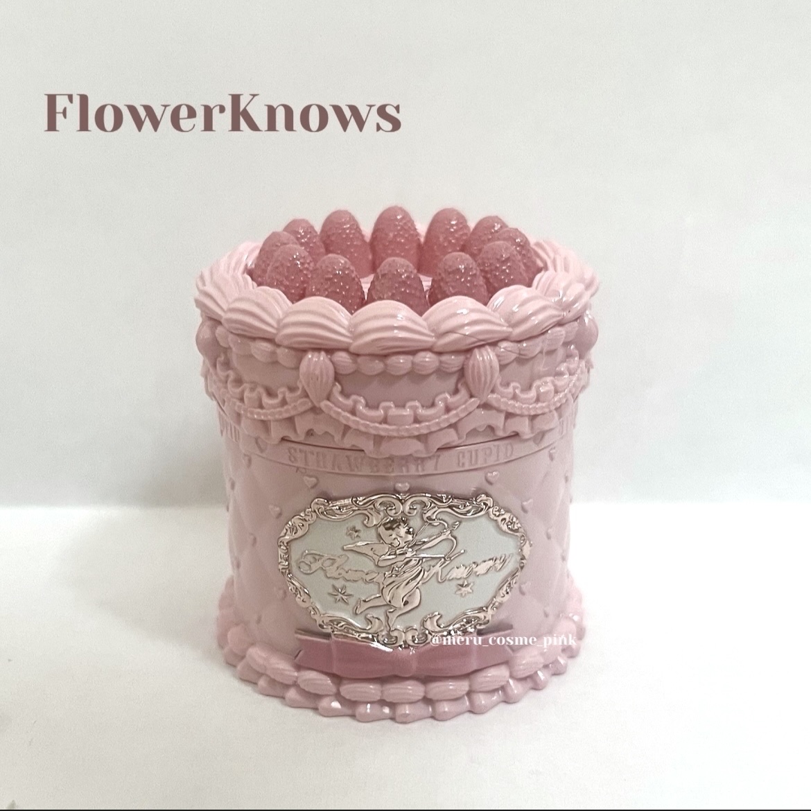 ストロベリーキューピッドコレクション ケーキリップクリーム/FlowerKnows/口紅を使ったクチコミ（1枚目）
