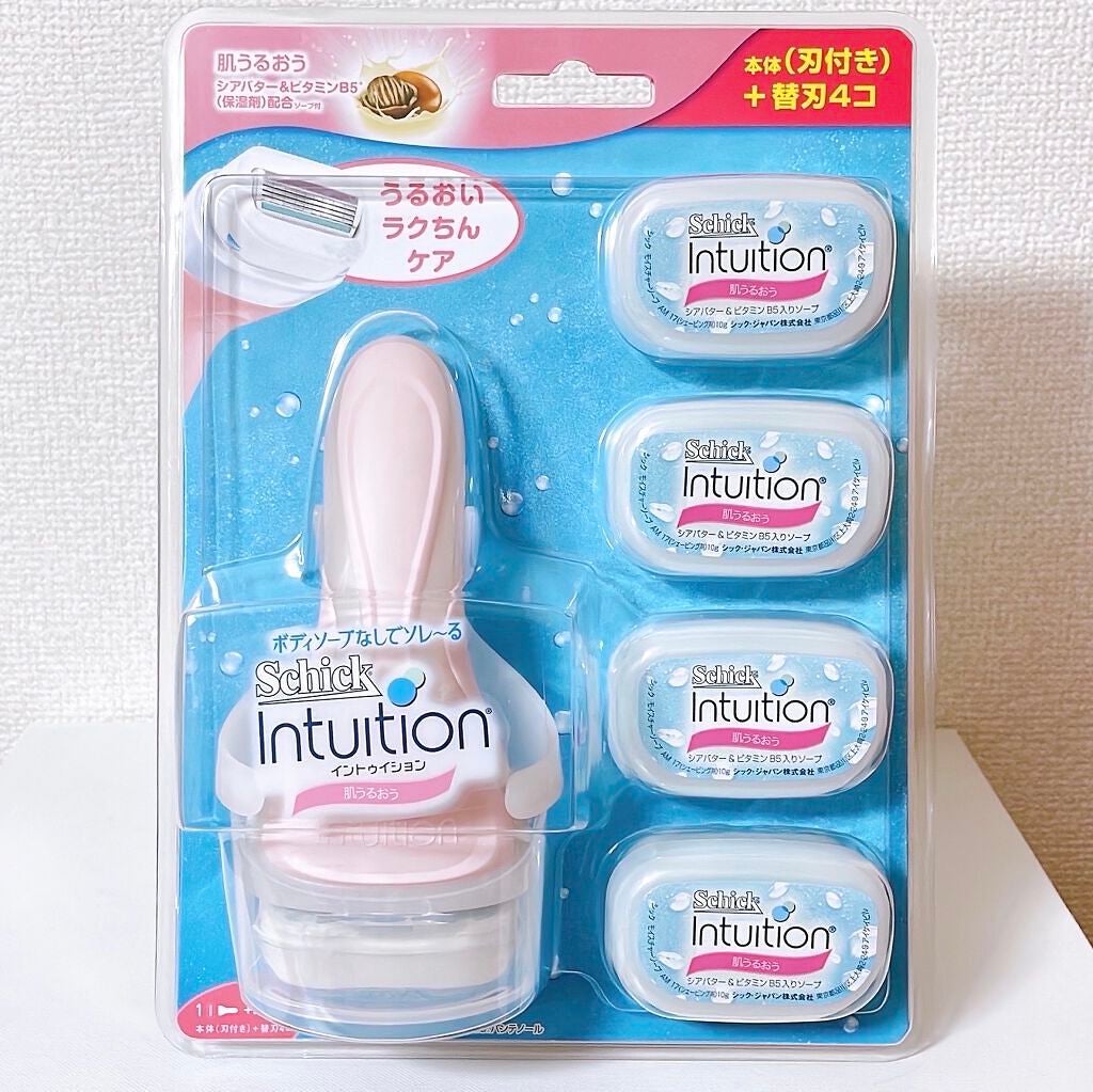 イントゥイション しっとり肌 ホルダー (刃付き+替刃1コ)/イントゥイション/シェーバーを使ったクチコミ(2枚目)