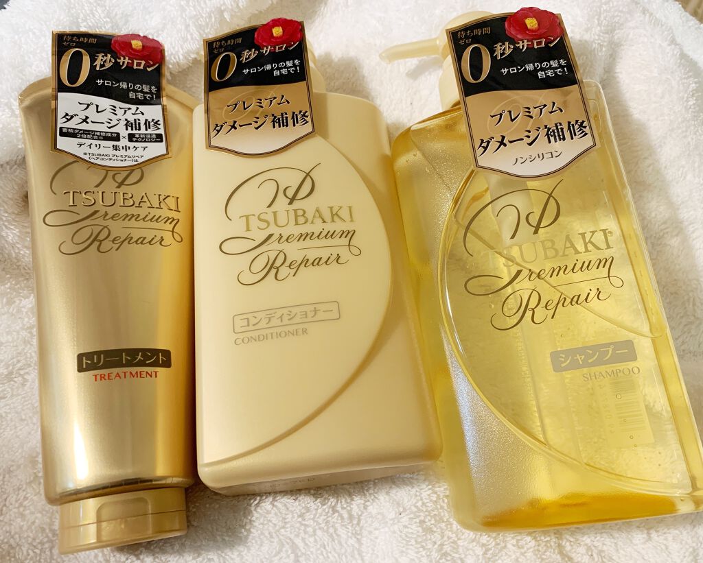 プレミアムリペア シャンプー/ヘアコンディショナー/TSUBAKI/市販シャンプーを使ったクチコミ(1枚目)