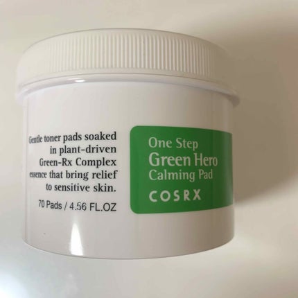 ワンステップグリーンカーミングパッド/COSRX/トナーパッドを使ったクチコミ(1枚目)