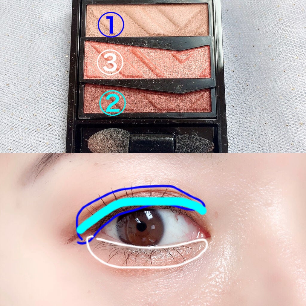 パーツリサイズシャドウ/KATE/アイシャドウパレットを使ったクチコミ(3枚目)