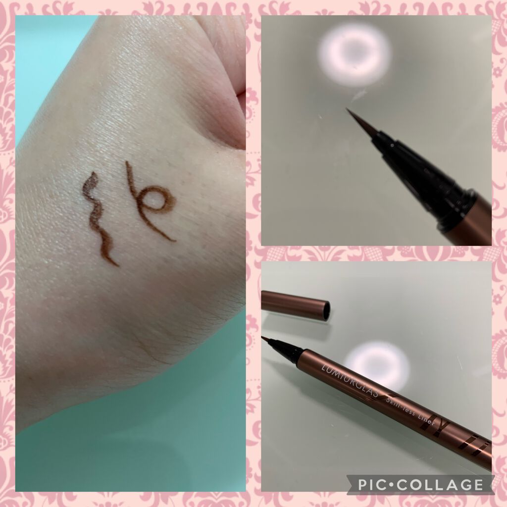 スキルレスライナー/LUMIURGLAS/リキッドアイライナーを使ったクチコミ（2枚目）