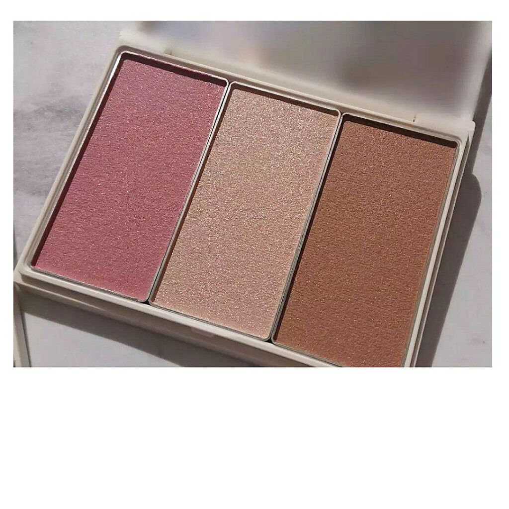 プリズマティックラスター フェイスパレット 02 フェアグロー/RMK/パウダーハイライトを使ったクチコミ（2枚目）