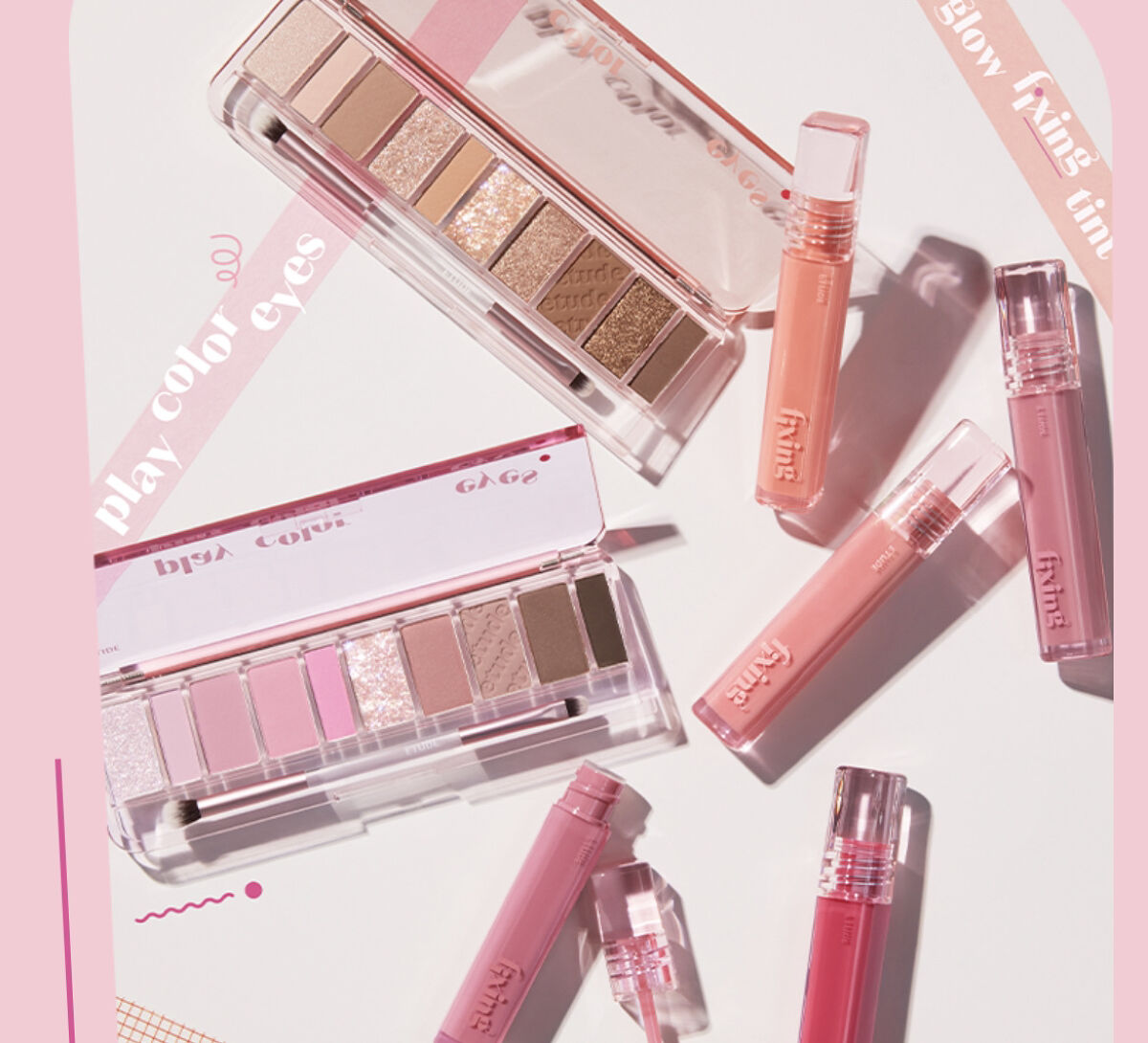 プレイカラー アイシャドウ/ETUDE/アイシャドウパレットを使ったクチコミ（2枚目）