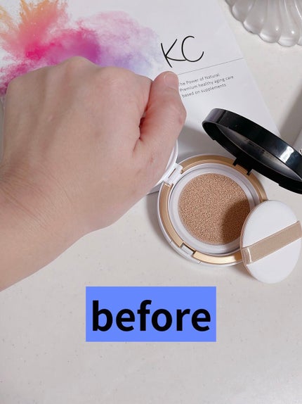 SIWA-KC オールインワンクッション/ハーブ健康本舗/クッションファンデーションを使ったクチコミ(4枚目)