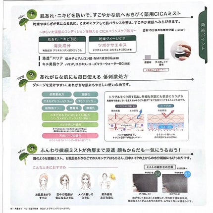 薬用 CICA ウォーターミスト/タイガレイド/ミスト状化粧水を使ったクチコミ(3枚目)
