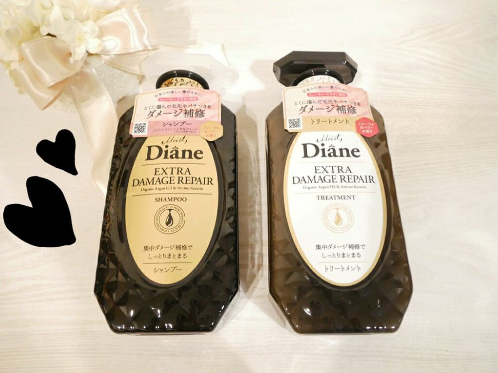 パーフェクトビューティ モイストダイアン エクストラダメージリペア シャンプー/トリートメント/ダイアン/市販シャンプーを使ったクチコミ（2枚目）