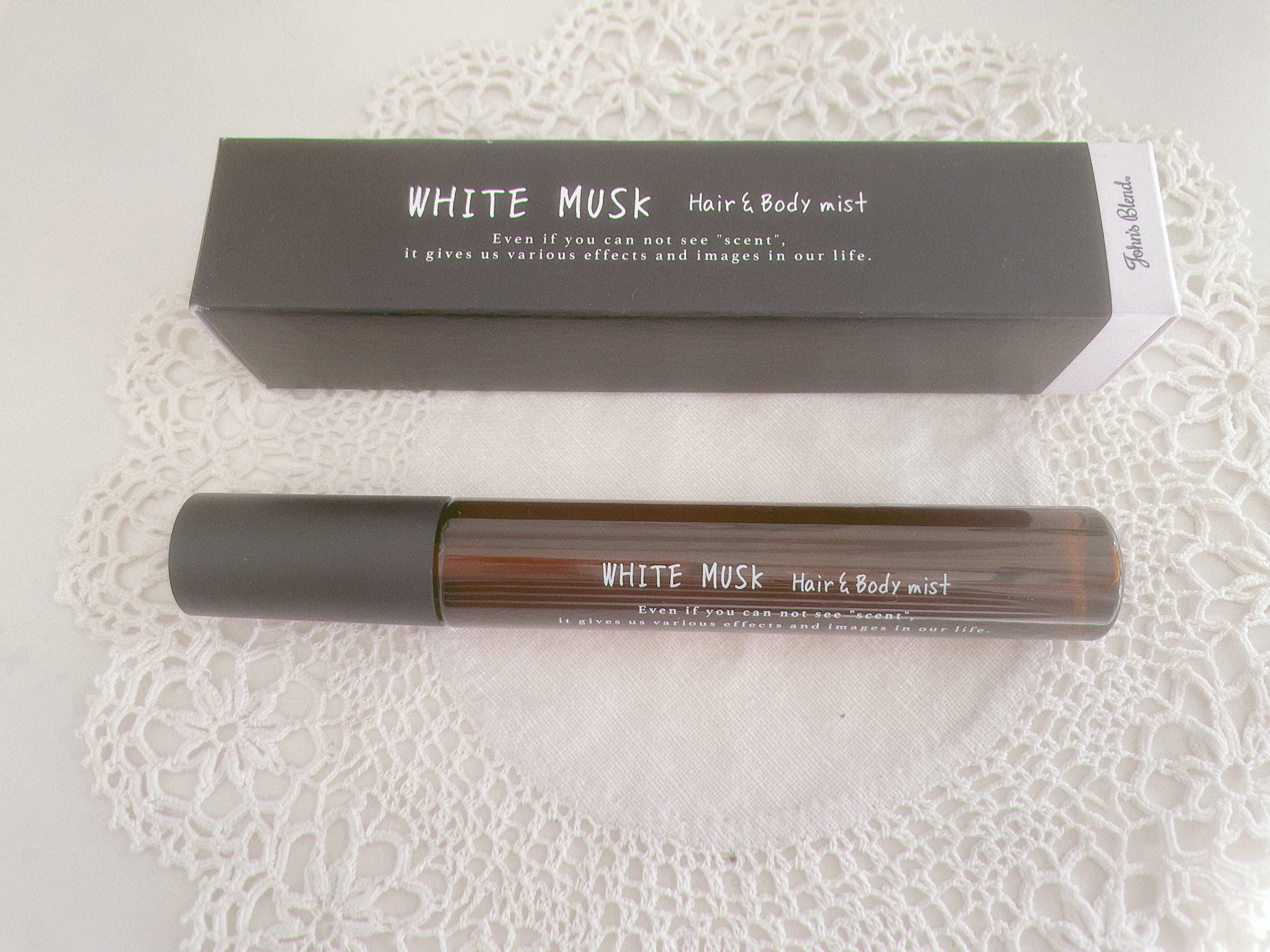 ムスクオレンジ ヘア＆ボディスティックミスト/John's Blend/ボディローションを使ったクチコミ（2枚目）