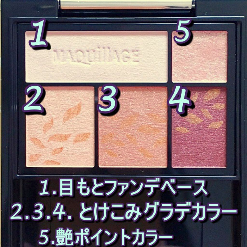 ドラマティックスタイリングアイズ/マキアージュ/アイシャドウパレットを使ったクチコミ(5枚目)