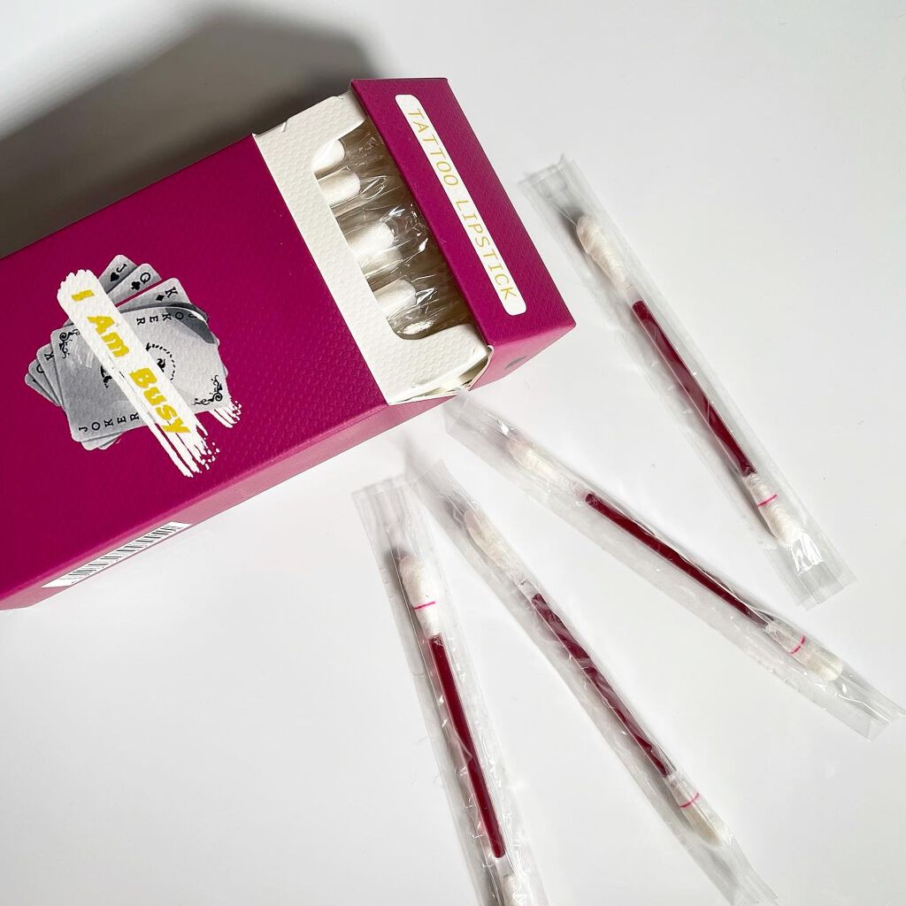 シガレット リキッドティント ianbusy/FOMOMY/リップティントを使ったクチコミ（1枚目）