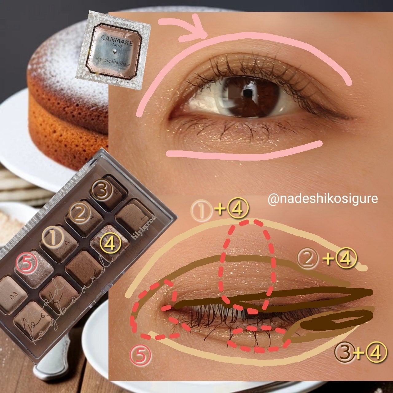 アイシャドウベース/キャンメイク/アイシャドウベースを使ったクチコミ(3枚目)