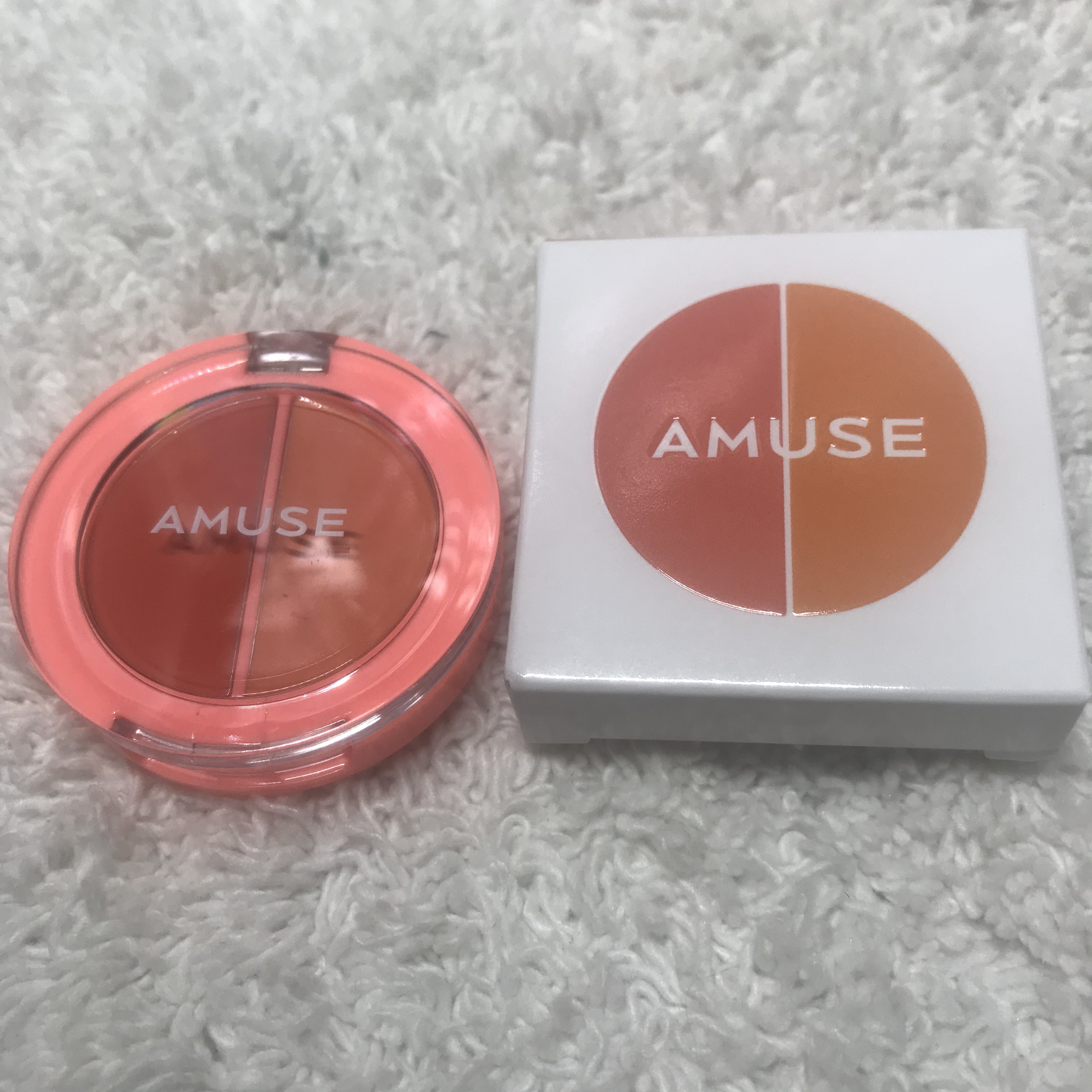 リップ＆チークヘルシーバーム 02 マンゴーバーム/AMUSE/ジェル・クリームチークを使ったクチコミ（2枚目）