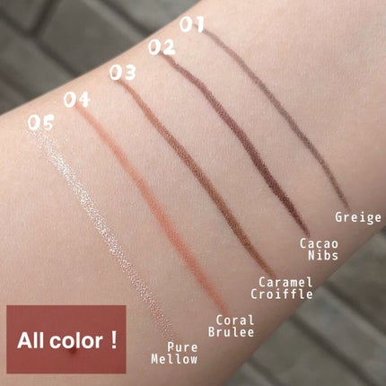 メロウグライディングペンシルライナー/HOLIKA HOLIKA/ペンシルアイライナーを使ったクチコミ(2枚目)