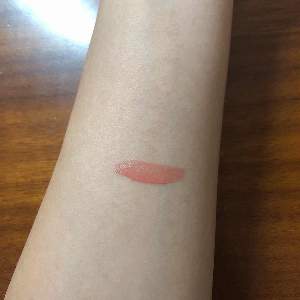 ウオータリールージュ OR351/マキアージュ/リップグロスを使ったクチコミ（3枚目）