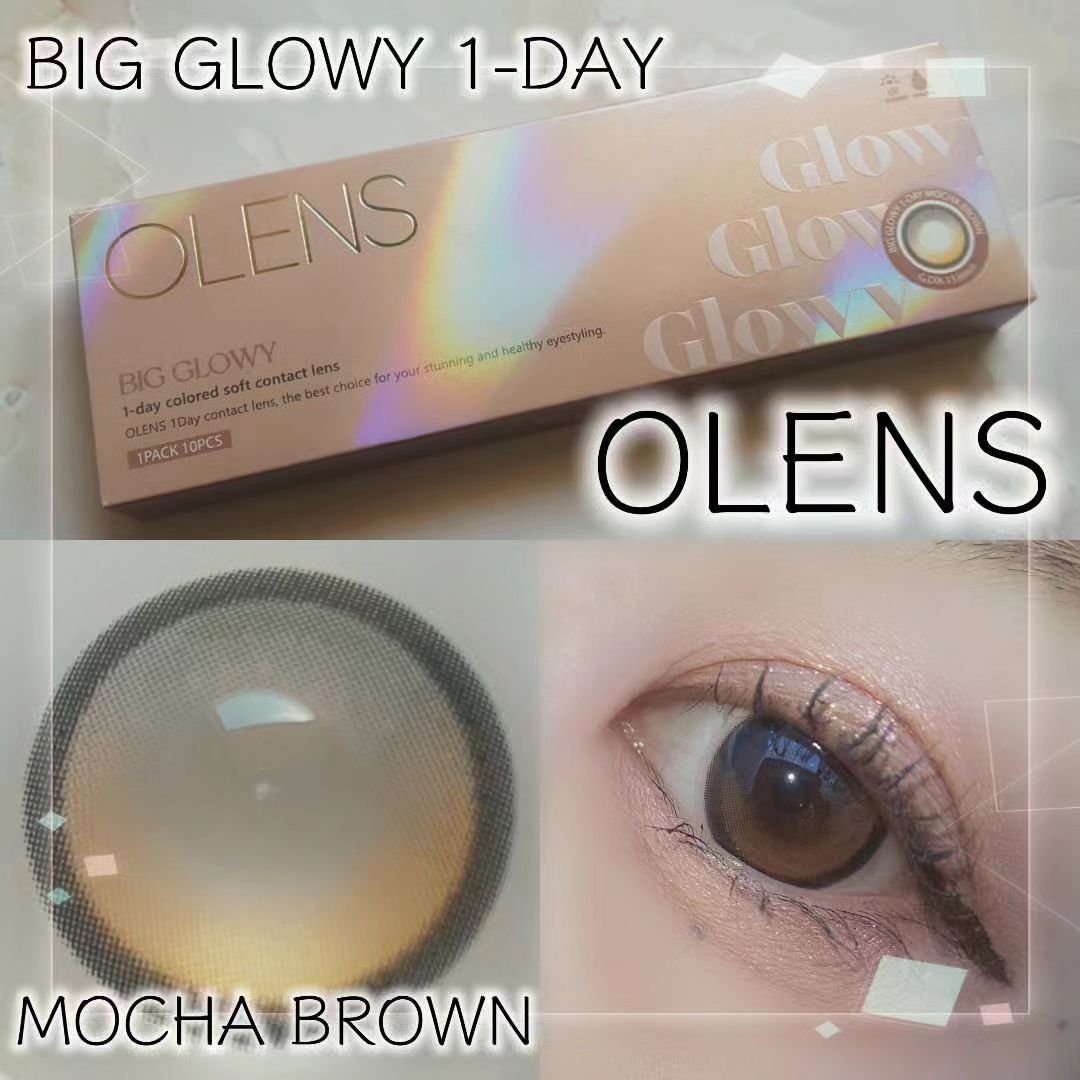 Big Glowy 1day/OLENS/ワンデー（１DAY）カラコンを使ったクチコミ（1枚目）