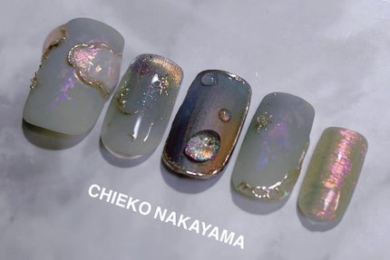 なかやまちえこ on LIPS 「ゆめかわ×ニュアンス💅⠀⠀こちらのデザインは、2/13のTAT..」(8枚目)