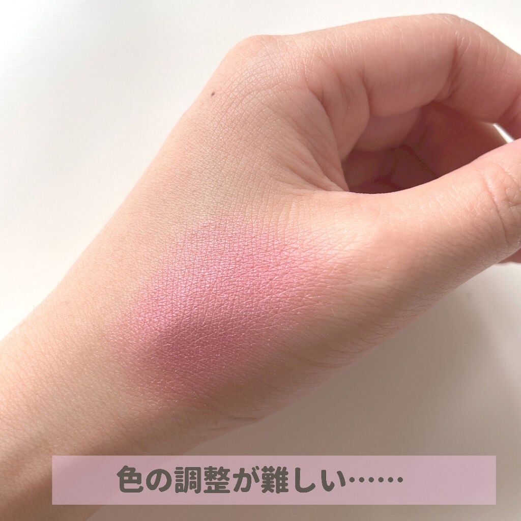 ピュア チーク カラー/heme/パウダーチークを使ったクチコミ(3枚目)