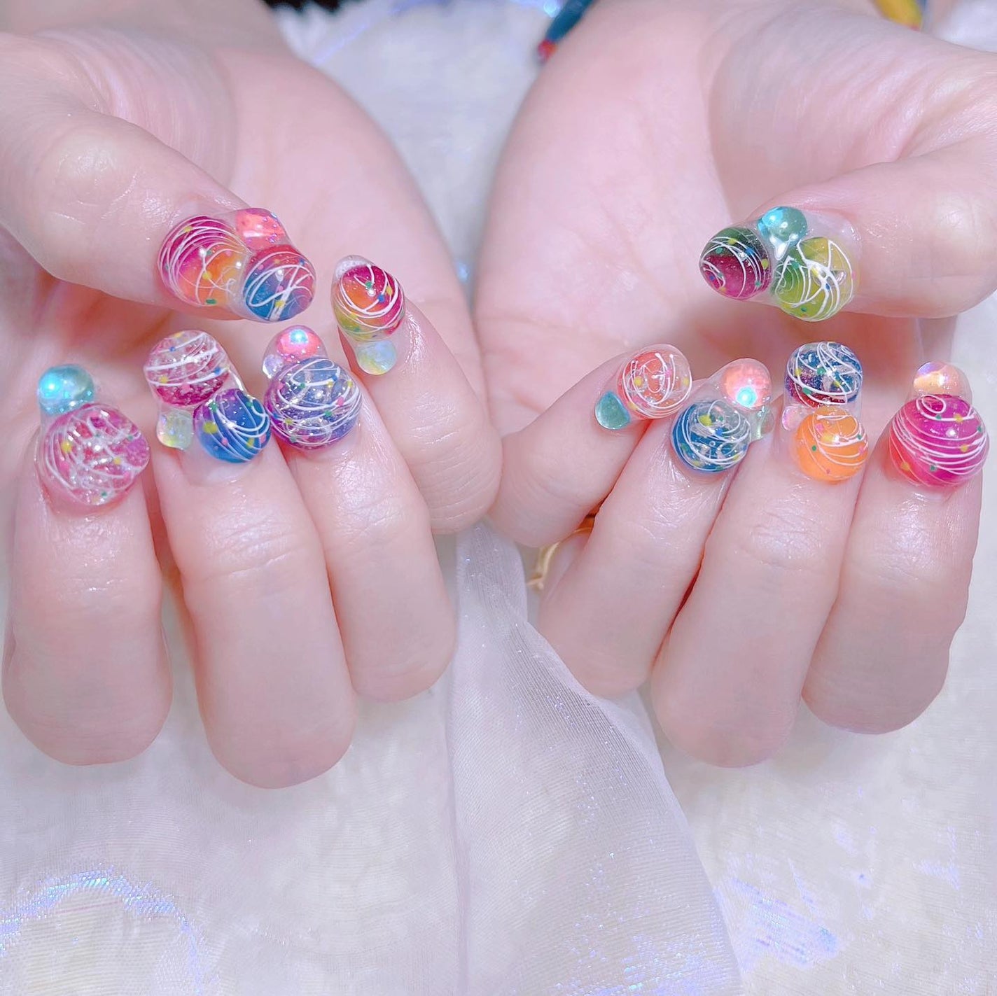 なかやまちえこ on LIPS 「🎐⠀⠀@risa_risa_risadayoさん⠀ヨーヨーネイ..」(2枚目)