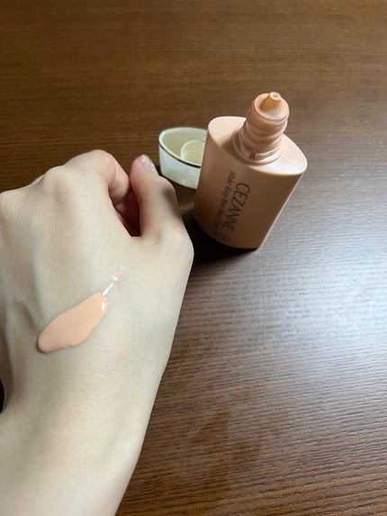 皮脂テカリ防止下地 保湿タイプ/CEZANNE/化粧下地を使ったクチコミ(2枚目)