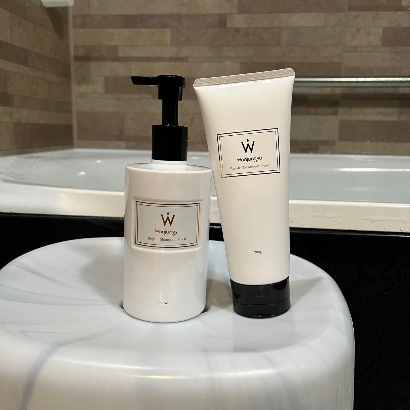 ウォンジョンヨ リペアシャンプー モイスト/リペアトリートメント モイスト/Wonjungyo/市販シャンプーを使ったクチコミ(2枚目)