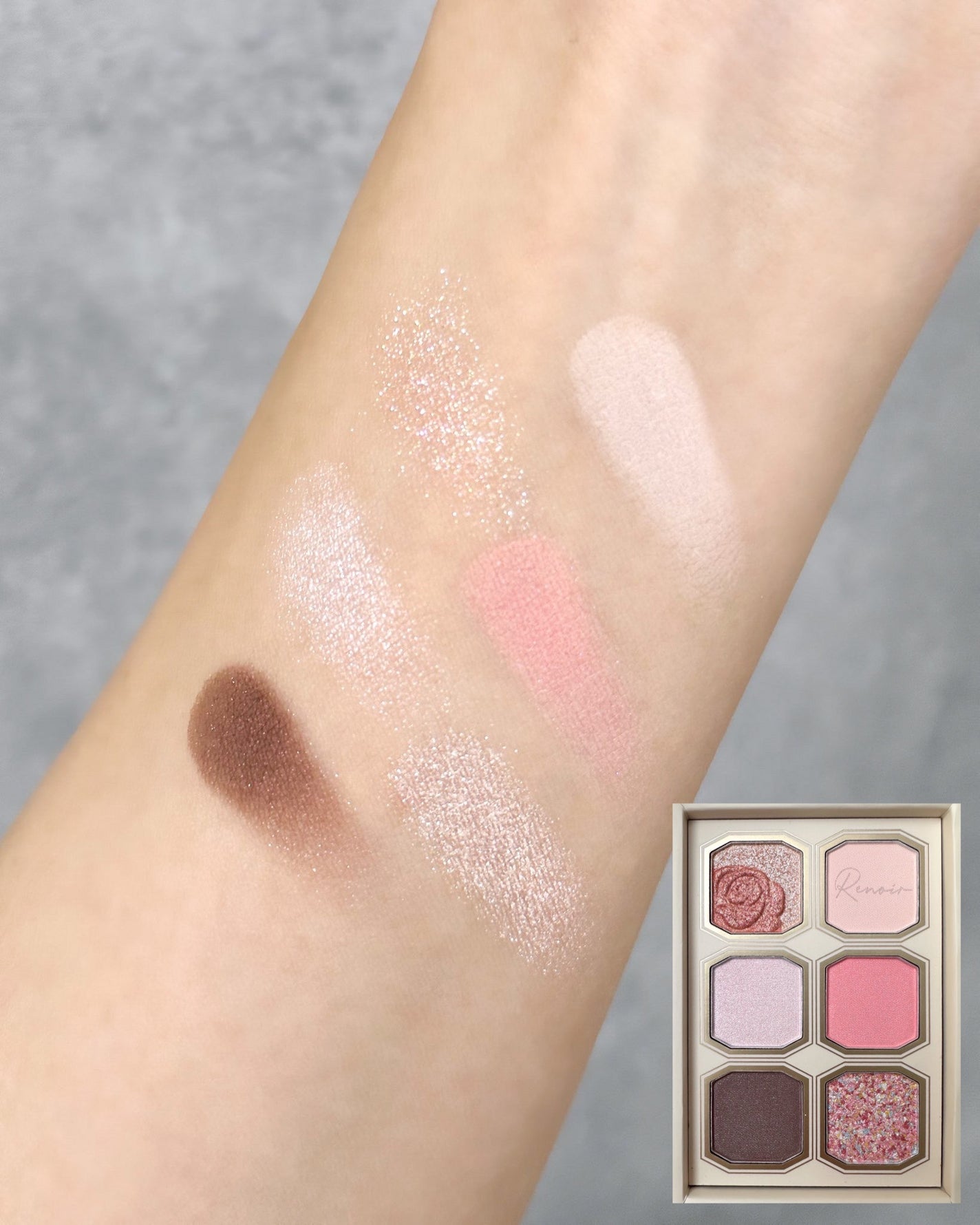 絵画アイシャドウパレット/MilleFée/アイシャドウパレットを使ったクチコミ(3枚目)