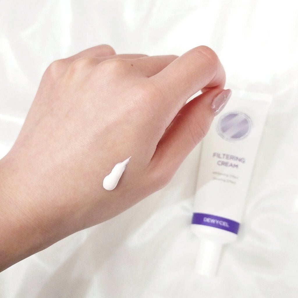 フィルタリングクリーム/DEWYCEL/日焼け止めクリームを使ったクチコミ(2枚目)