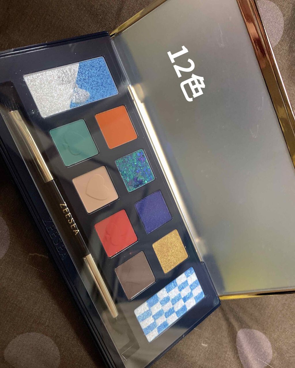 アリスドリームランドシリーズ 12色アイシャドウパレット(ZEESEA×大英博物館)/ZEESEA/アイシャドウパレットを使ったクチコミ(3枚目)