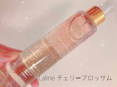 Laline チェリーブロッサム ヘア＆ボディミストのクチコミ「Lalineで購入しました♡⃛


チェリーブロッサムの香りで甘いけど爽やかさもあっていい香り.....」（1枚目）