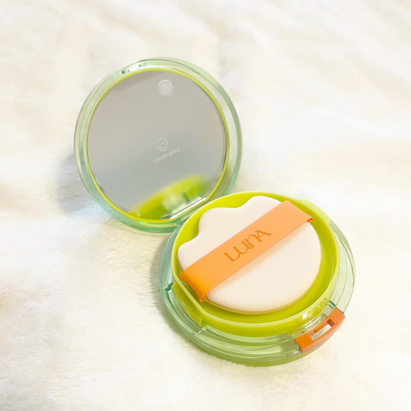 コンフィーライトクッション/LUNA/クッションファンデーションを使ったクチコミ（2枚目）