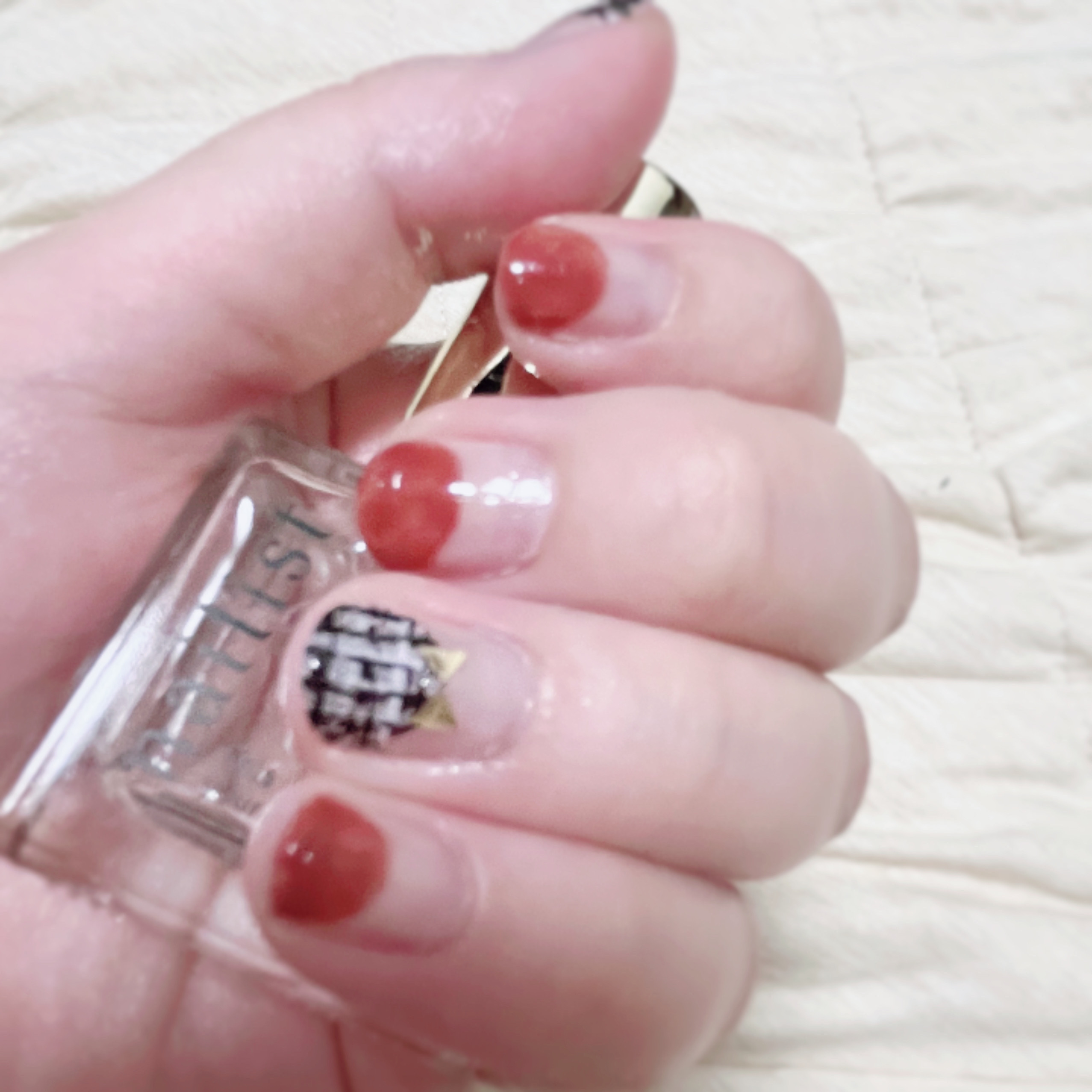 ネイルシール/セリア/ネイルシールを使ったクチコミ（2枚目）