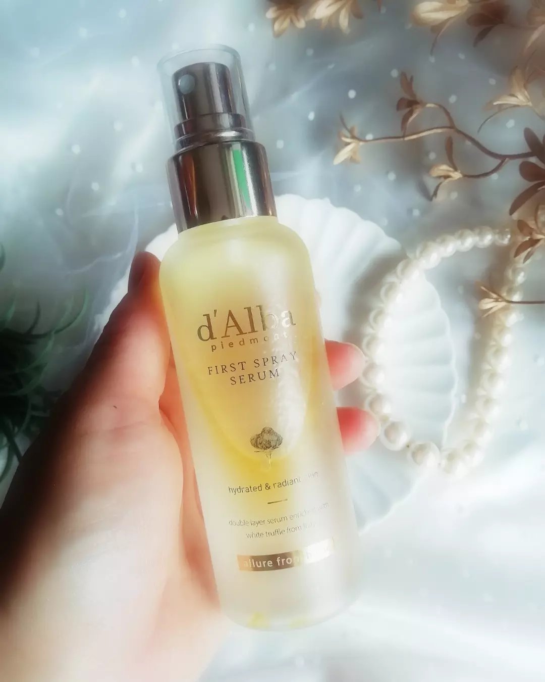 ダルバ ホワイトトリュフファーストスプレーセラム/ダルバ/ミスト状化粧水を使ったクチコミ（2枚目）
