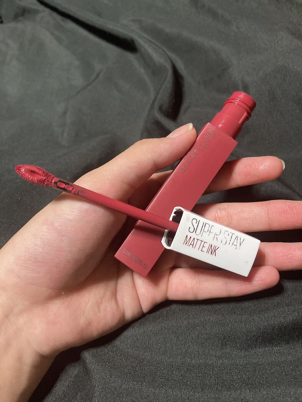 SPステイ マットインク 80/MAYBELLINE NEW YORK/口紅を使ったクチコミ（2枚目）