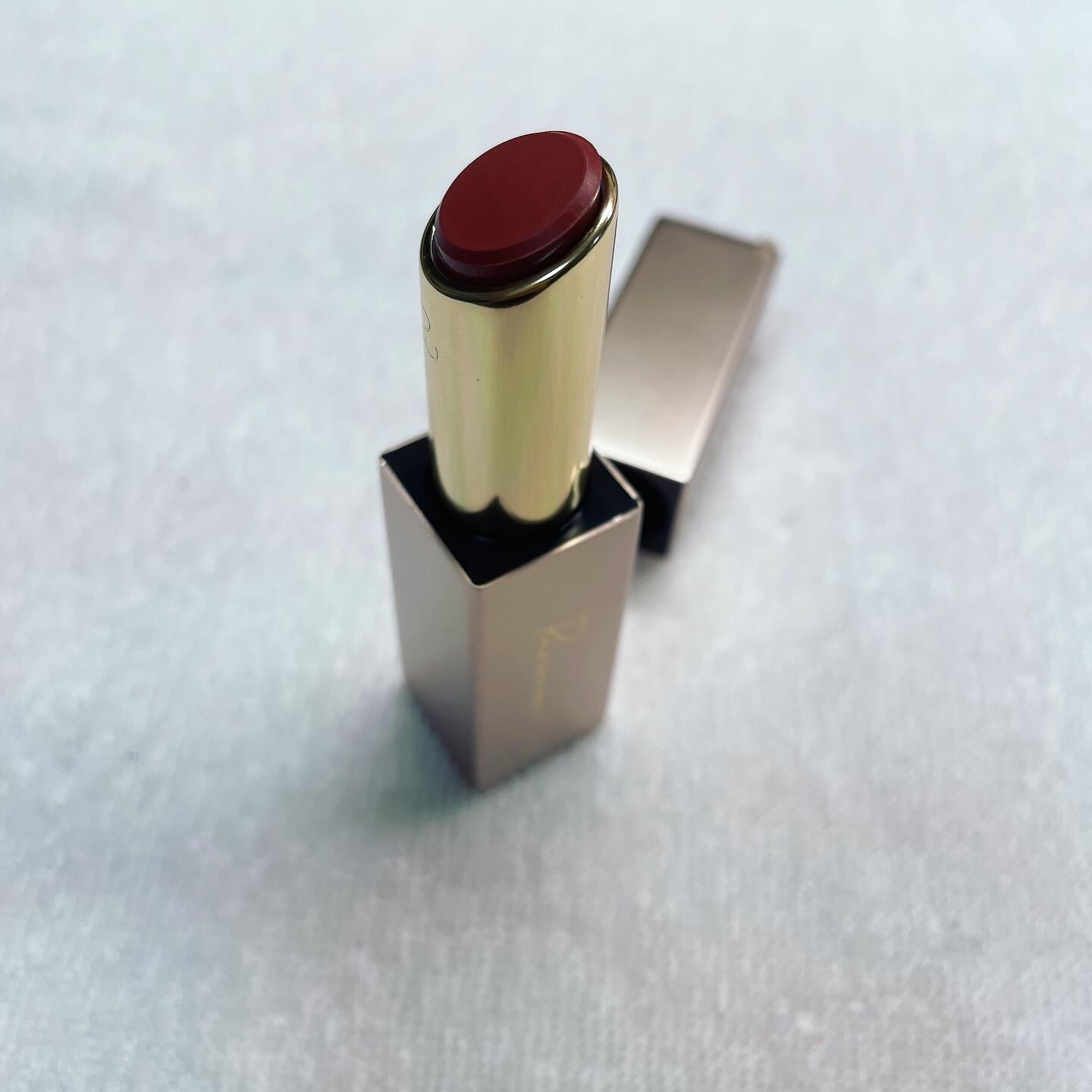 リリミュウ バタールージュ 04 ベアオレンジ/Ririmew/口紅を使ったクチコミ（3枚目）