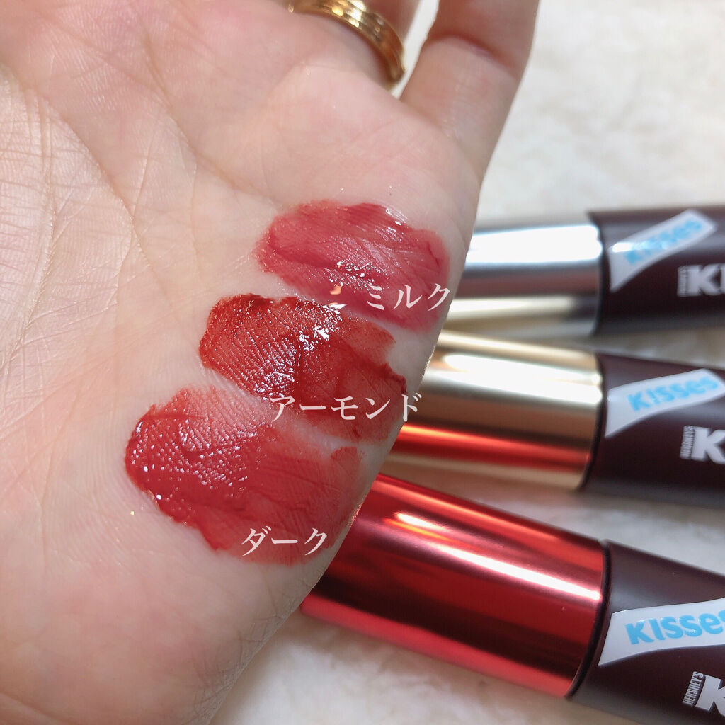 キスチョコレート ムースティント アーモンド/ETUDE/口紅を使ったクチコミ（2枚目）
