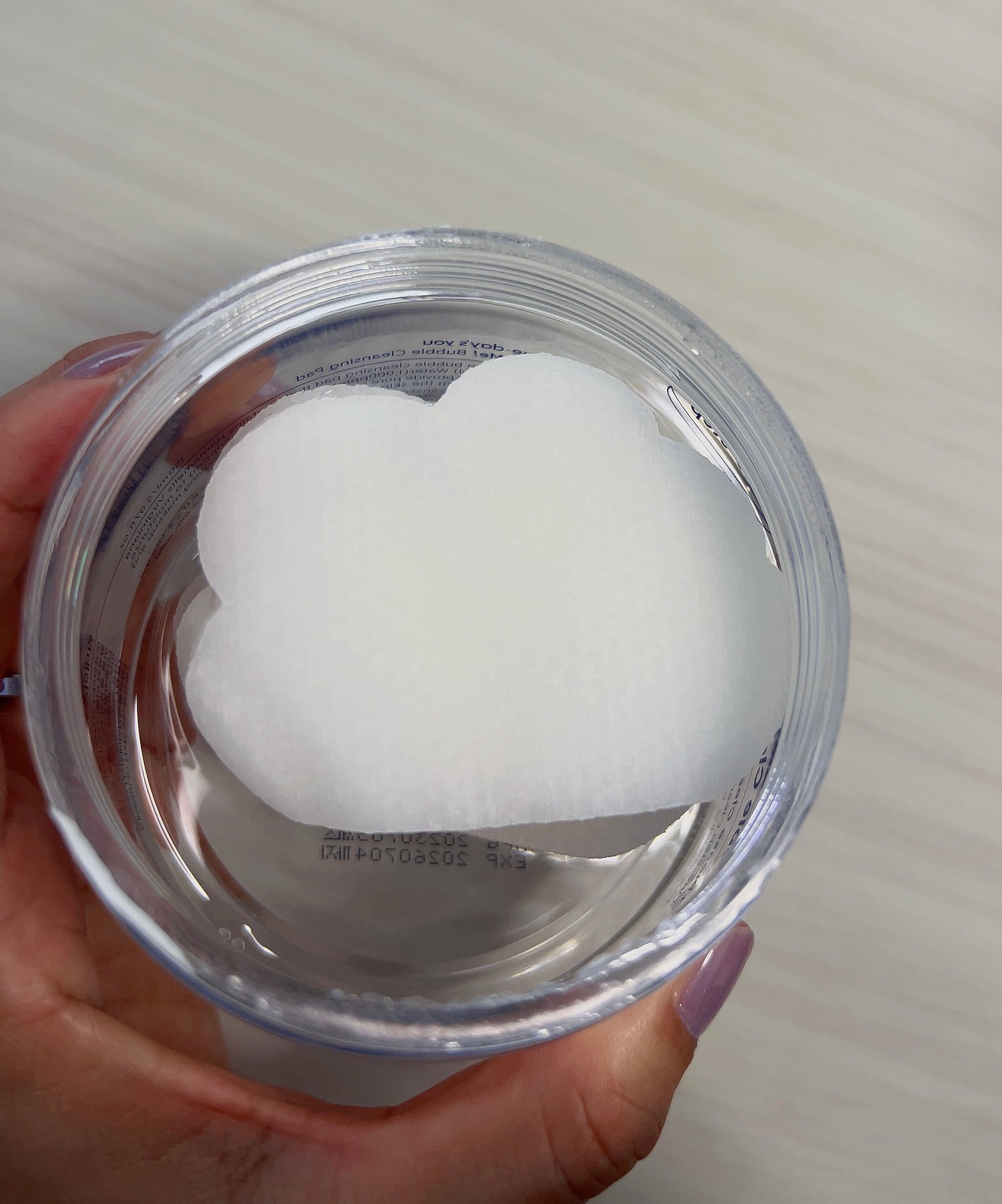 バブルクレンジングパッド/One-day's you/クレンジングシートを使ったクチコミ(2枚目)