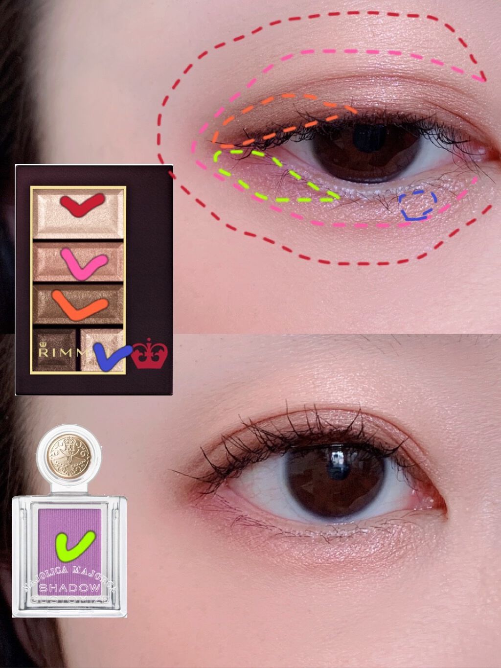 ショコラスウィート アイズ/リンメル ロンドン/アイシャドウパレットを使ったクチコミ（2枚目）