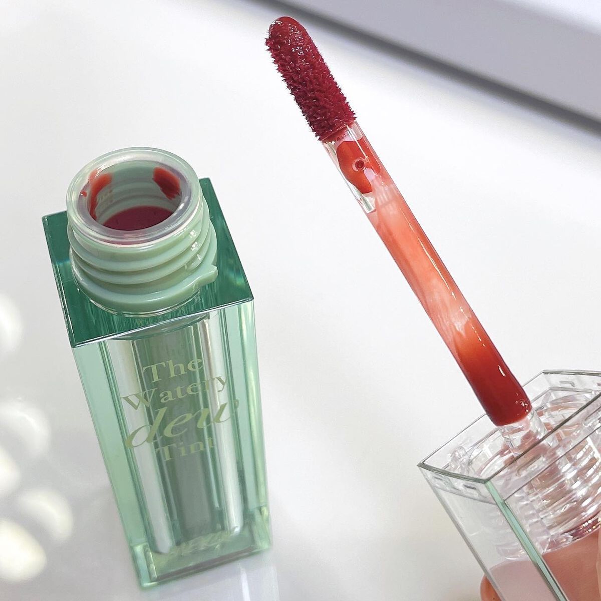ザ ウォータリーデューティント/MERZY/リップティントを使ったクチコミ(7枚目)