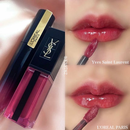 ルージュ ピュールクチュール ヴェルニ ウォーターステイン/YVES SAINT LAURENT BEAUTE/口紅を使ったクチコミ(1枚目)