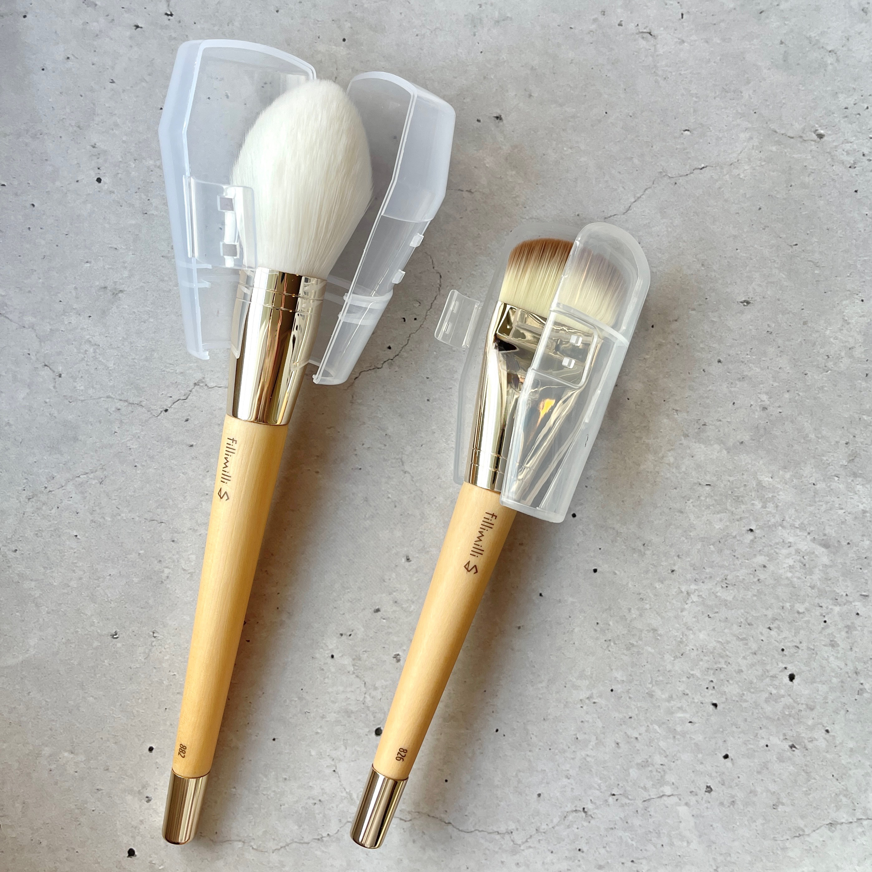 FilliMilli パーフェクトパウダーブラシ880/fillimilli/メイクブラシを使ったクチコミ（2枚目）