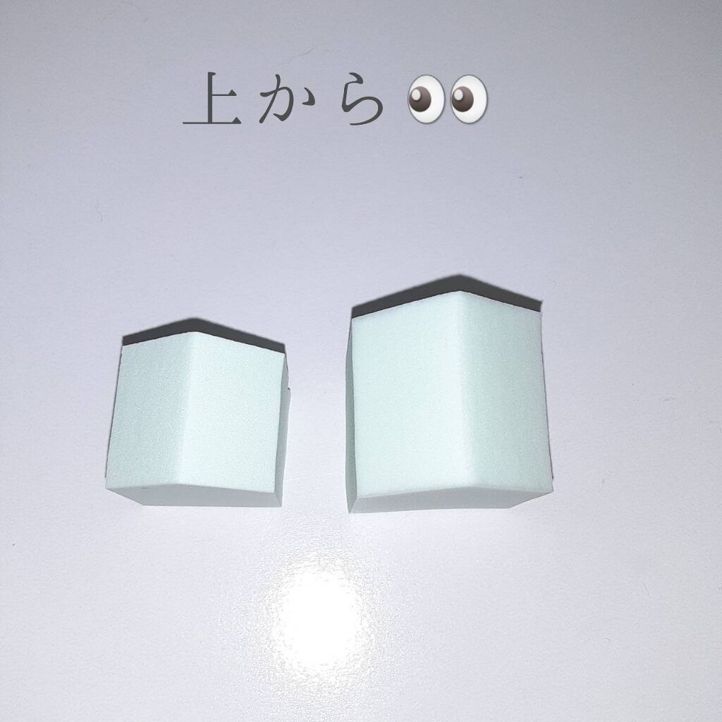 メイクアップスポンジ バリューパック ハウス型 14個/DAISO/パフ・スポンジを使ったクチコミ(4枚目)