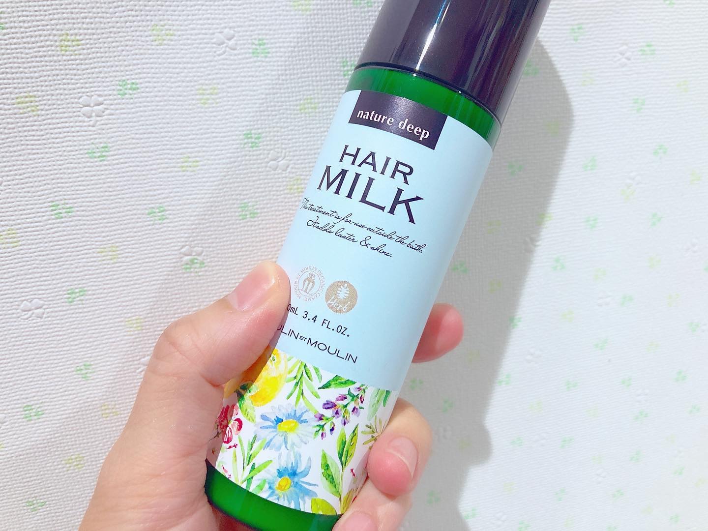 ツヤ髪ミルク/ネイチャーディープ /ヘアミルクを使ったクチコミ（1枚目）