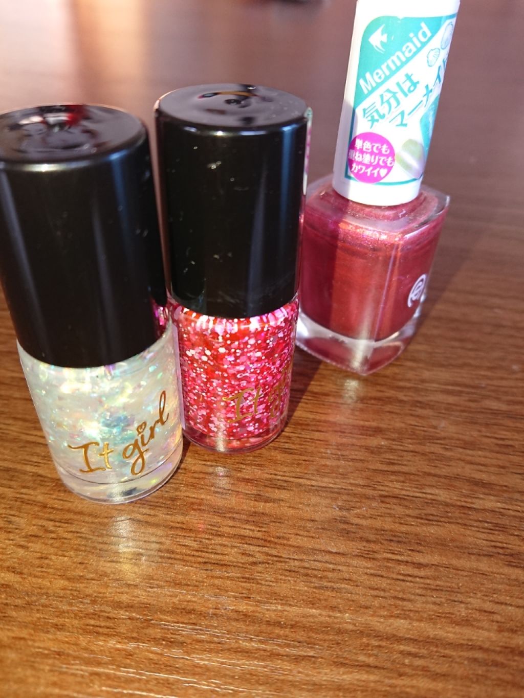 ITGグリッターネイル/DAISO/マニキュアを使ったクチコミ(3枚目)