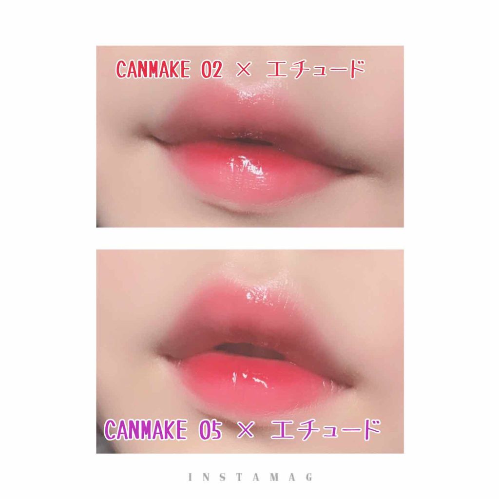 リップティントシロップ/キャンメイク/リップティントを使ったクチコミ（2枚目）