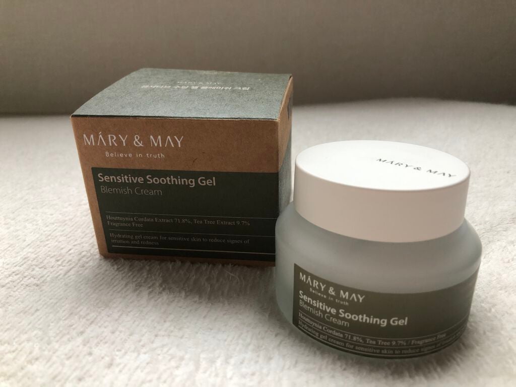センシティブ スージングジェル/MARY&MAY/フェイスクリームを使ったクチコミ(1枚目)