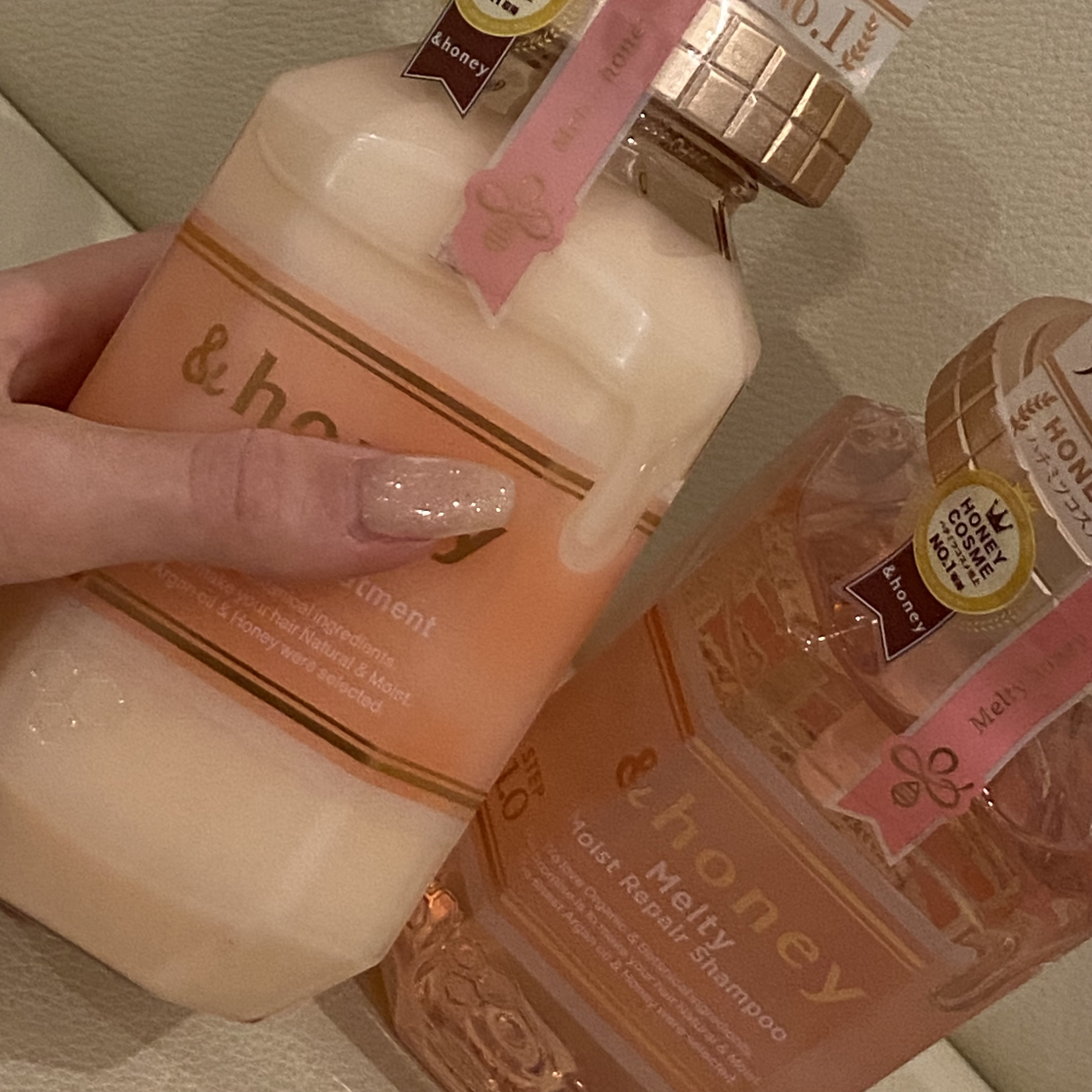 &amp;honey Melty モイストリペア シャンプー1.0／モイストリペア ヘアトリートメント2.0/&amp;honey/市販シャンプーを使ったクチコミ（2枚目）